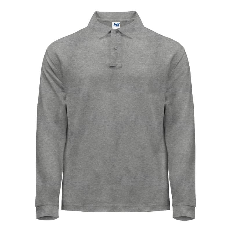 Поло JHK POLO REGULAR MAN LS XXL Темно-серый меланж (GM)