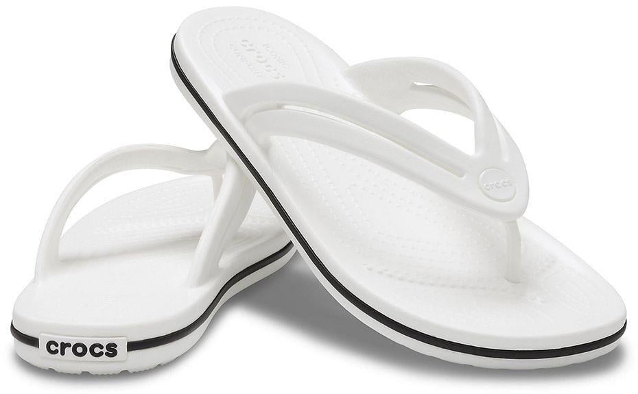 В'єтнамки чоловічі Crocs Crocband Flip Flop White р. 48/49 Білий (24787)