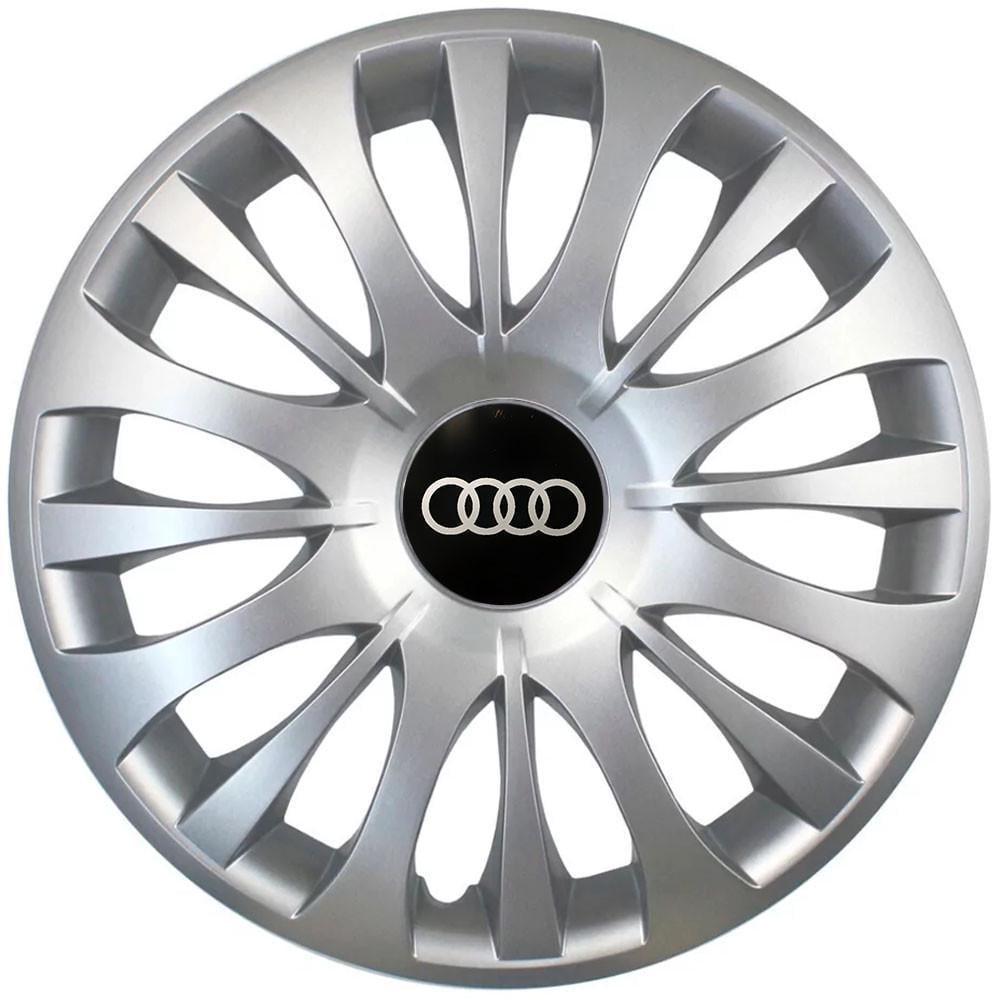 Колпаки модельные R15 Audi 329 4 шт. SJS Серебряный (2654558528)