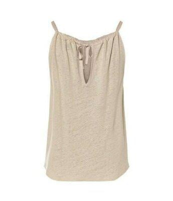 Майка жіноча лляна Esmara на зав'язках L Бежевий Майка жіноча лляна Esmara на зав'язках L Бежевий