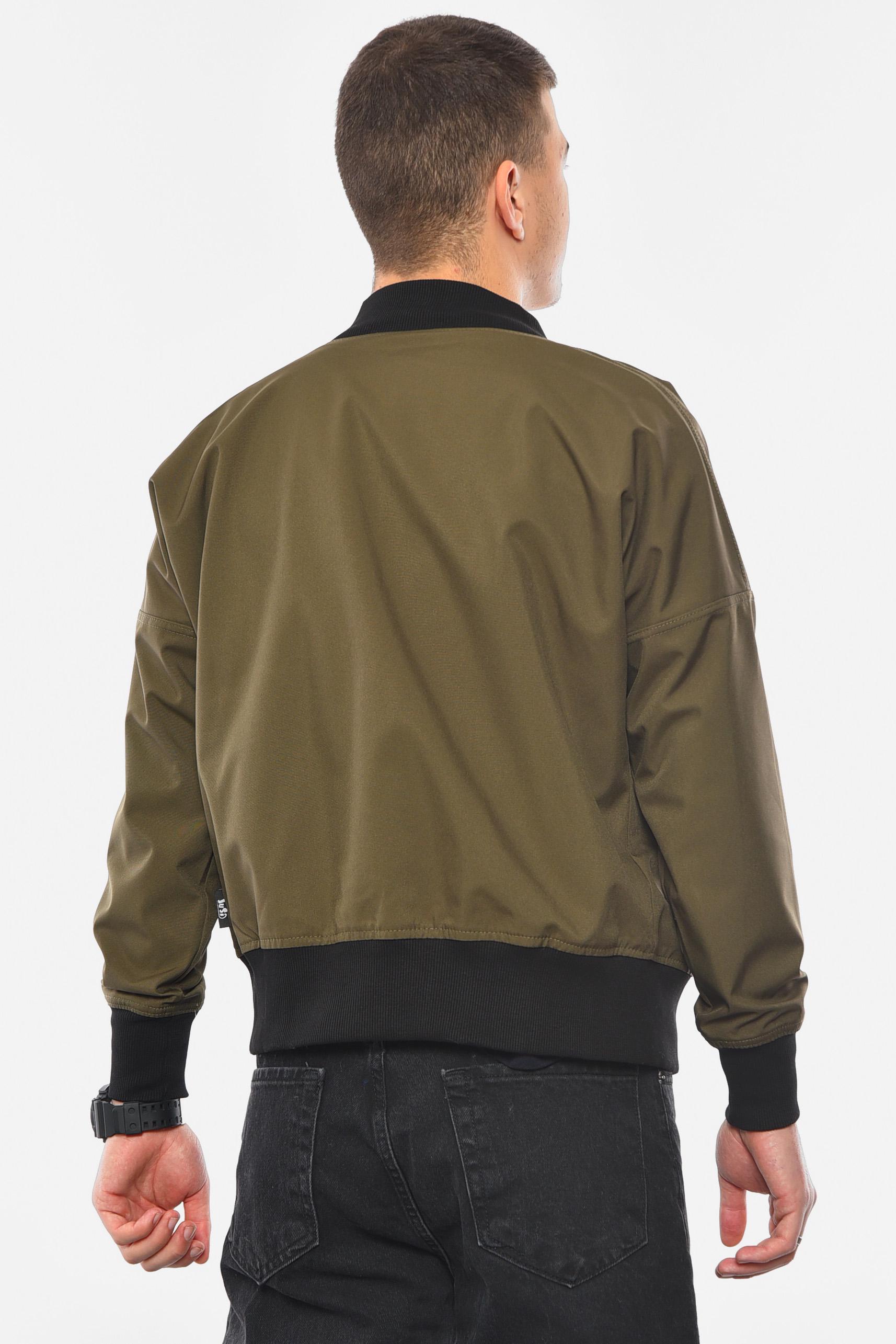 Бомбер мужской M Хаки (191459) - фото 3 Бомбер мужской M Хаки (191459) - фото 3