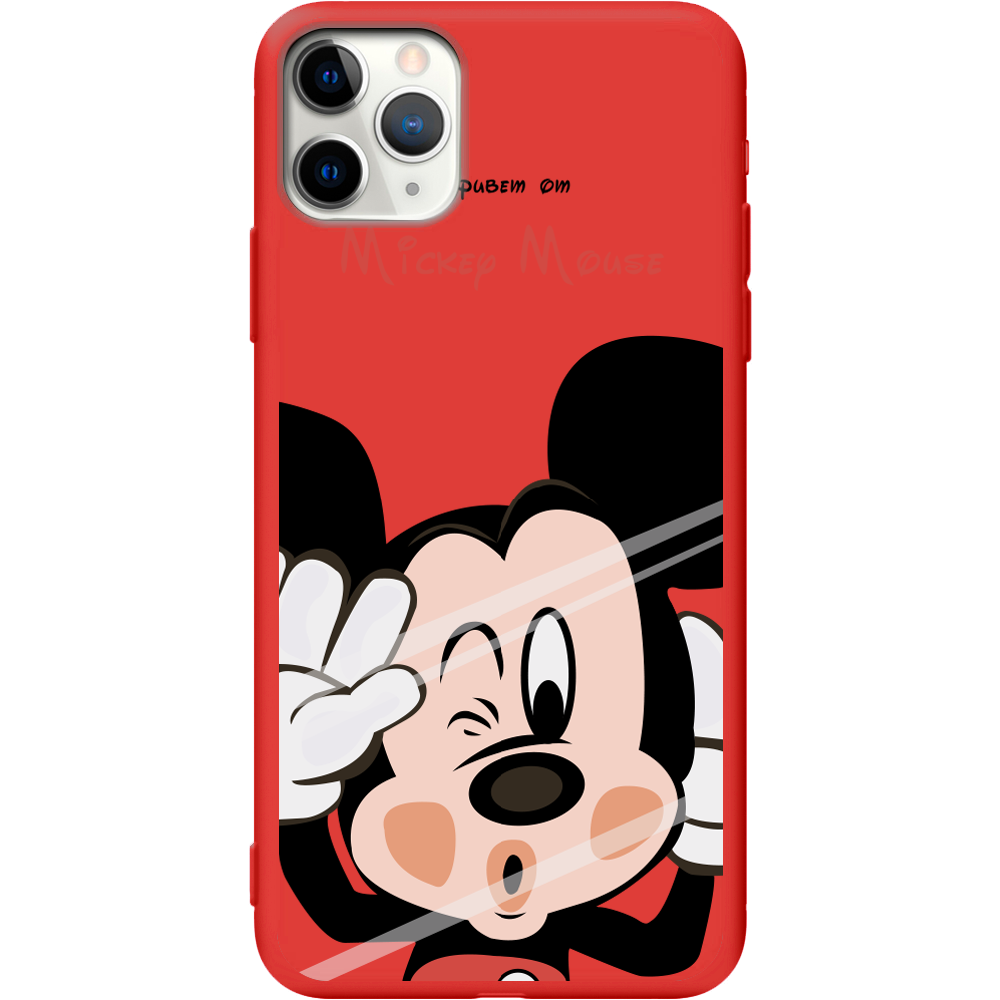 Чехол Boxface iPhone 11 Pro Mister M Красный силикон (38189-cc58-43044)