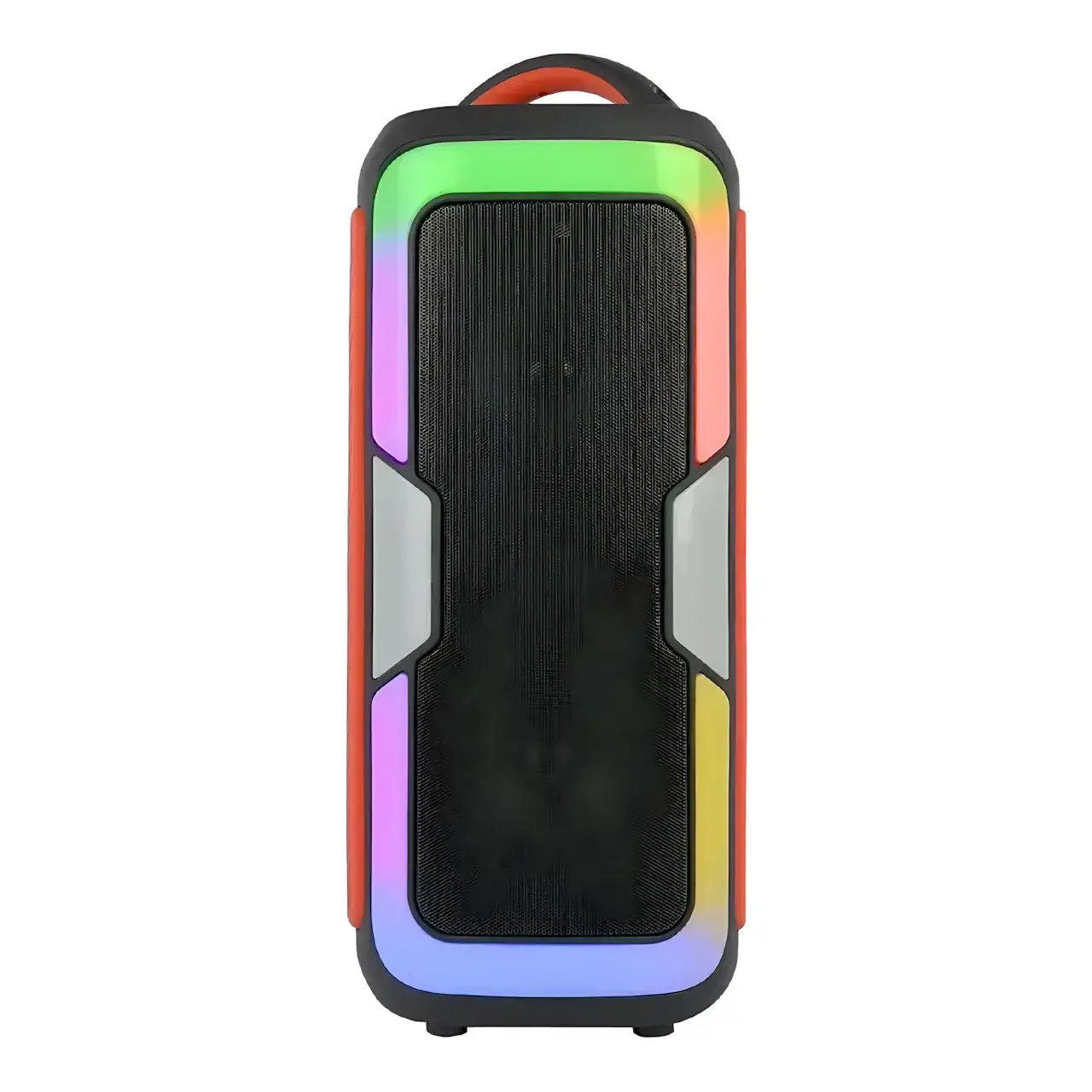 Портативна колонка Singer JQS4407 Bluetooth 25 Вт з мікрофоном/RGB-підсвіткою USB TF AUX FM Type-C (ML-06313)