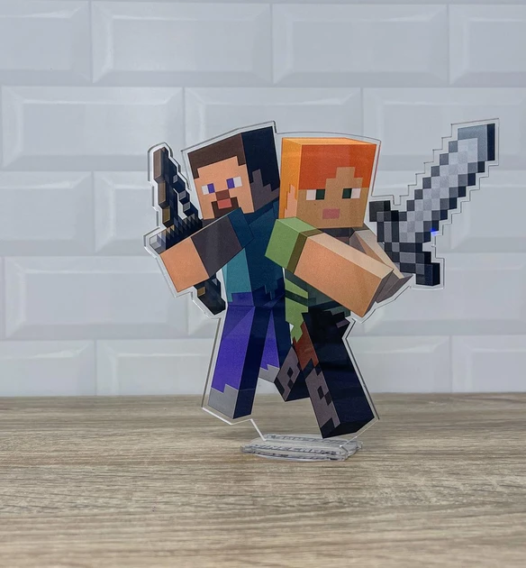 Фигурка коллекционная акриловая Minecraft 1 15 см (2123721094)