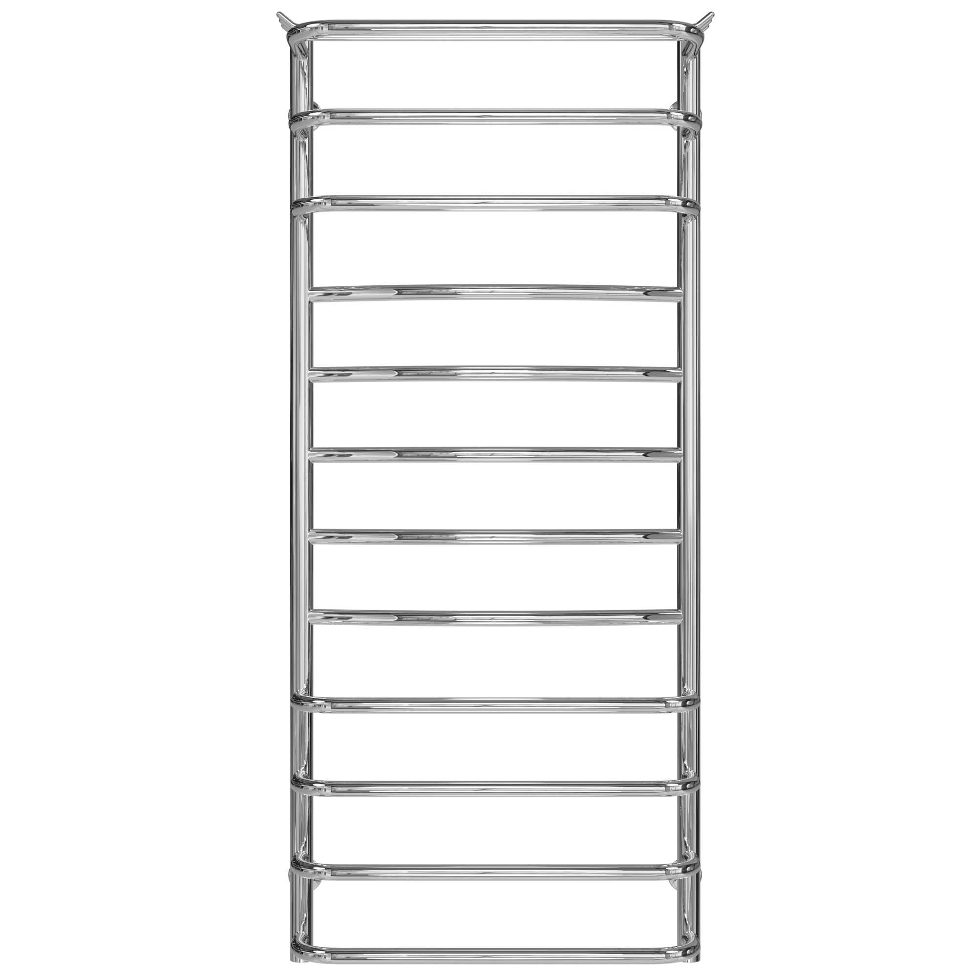 Полотенцесушитель водяной Deffi Юность П12 боковое левое подключение нержавеющая сталь 500х1200 мм Хром (C.YU.120.50.12.C.B)