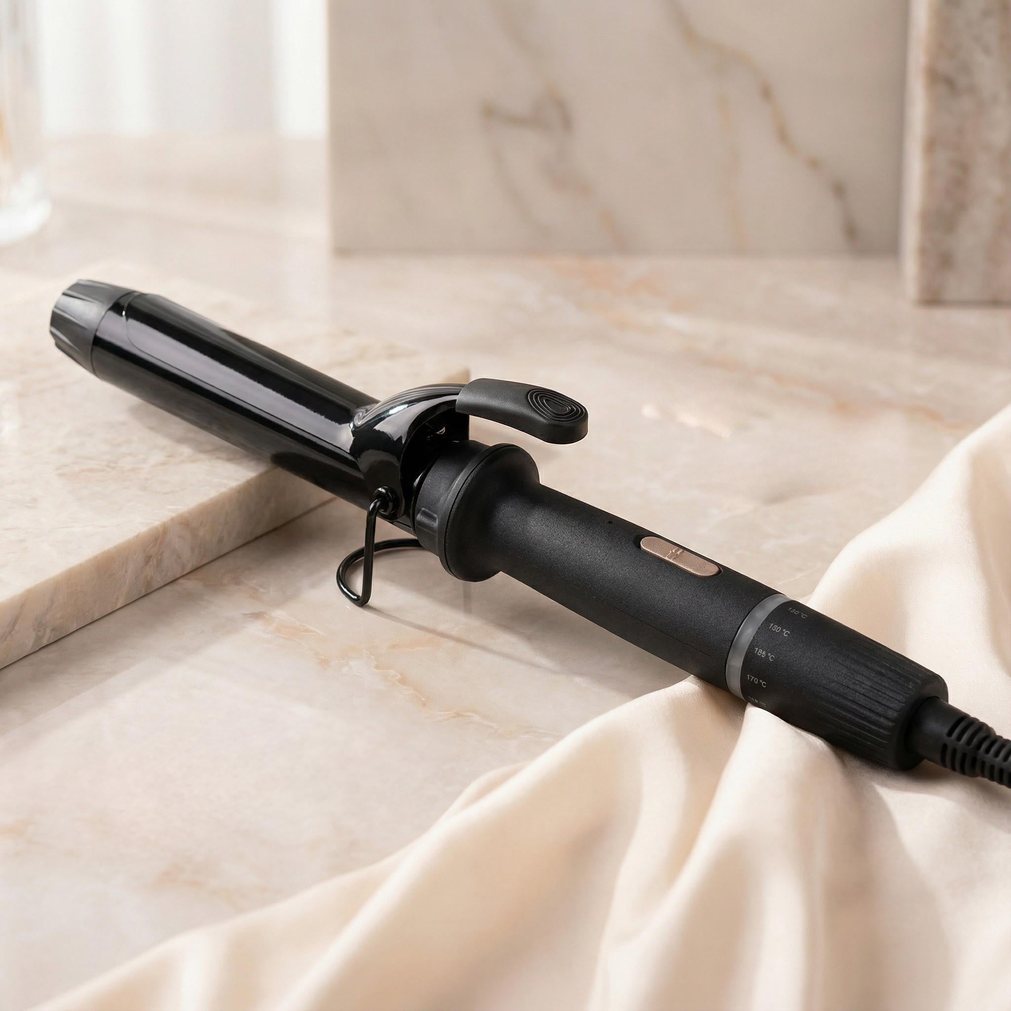 Плойка для завивки волос локонов с керамическим покрытием регулируемая 6 уровней температуры 90°C - 180°C 45 Вт Черный (HC-730G1)