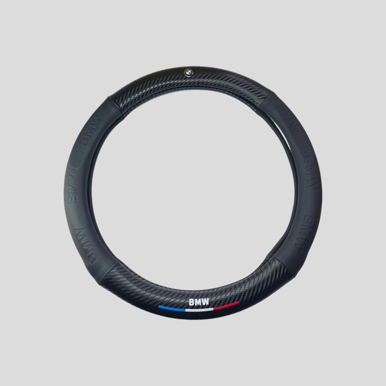 Чехол на руль для автомобиля с логотипом BMW (2404863552) Чехол на руль для автомобиля с логотипом BMW (2404863552)
