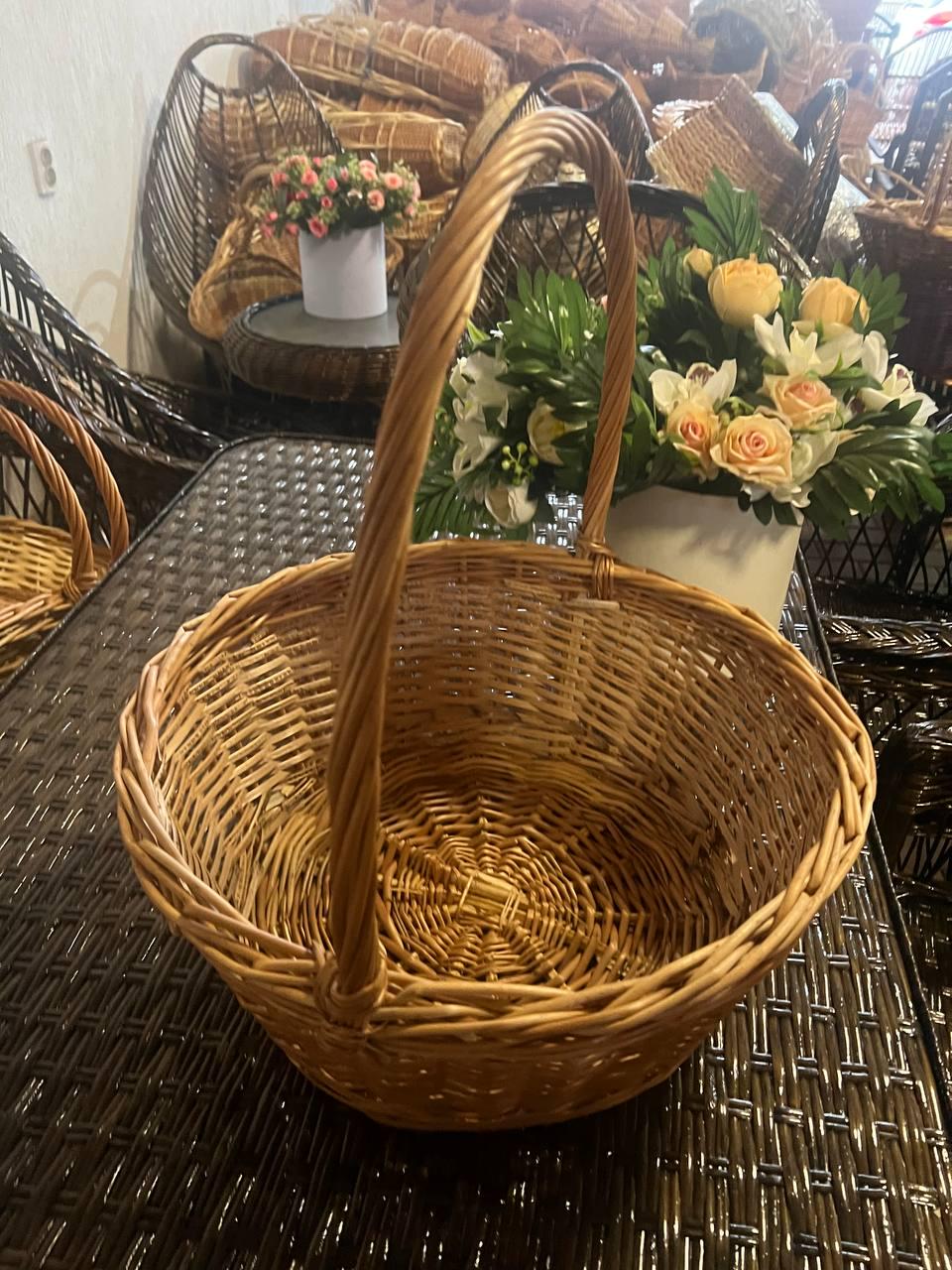 Корзина из лозы на подарки Сімейний Затишок (29756730) - фото 7 Корзина из лозы на подарки Сімейний Затишок (29756730) - фото 7
