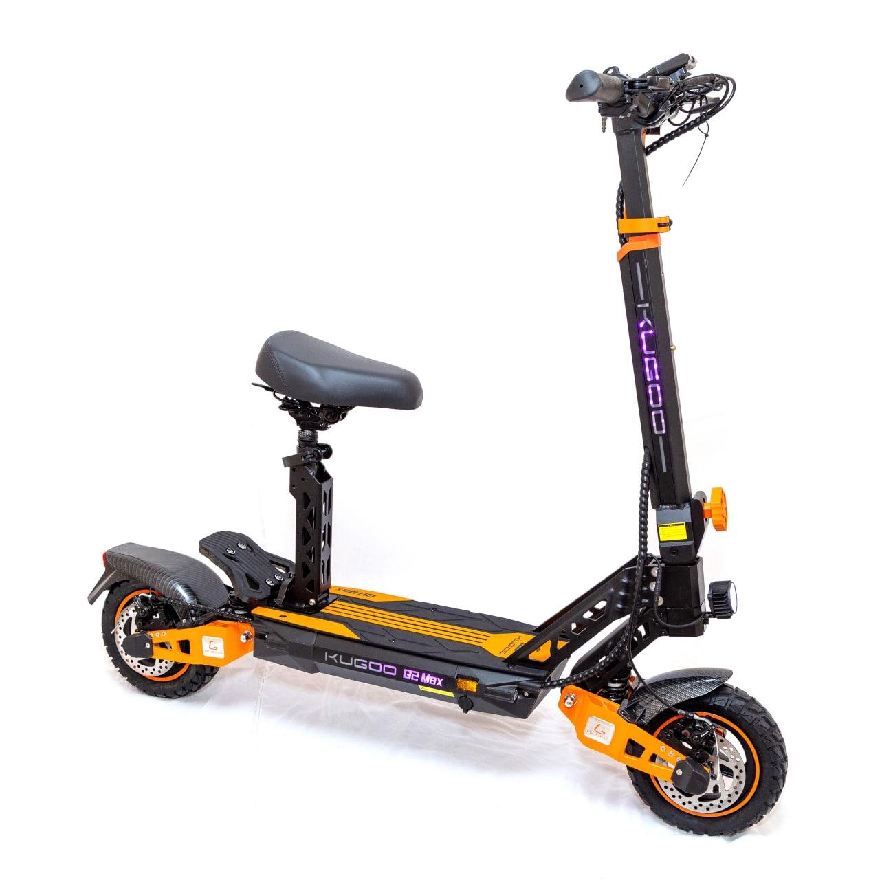 Електросамокат із сидінням Kugoo Kirin G2 MAX 2025 1200 W 21 Ah 48 V (29348235) - фото 2