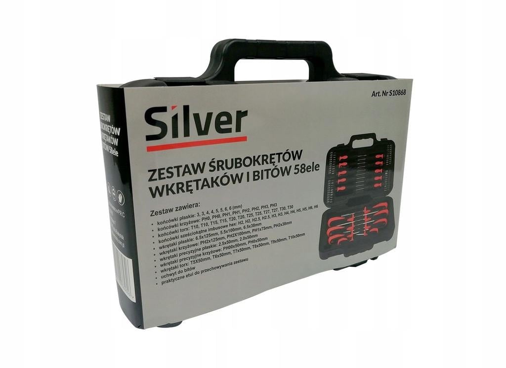 Набор отверток Silver 58 шт. (585858)