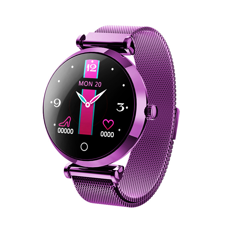 Женский смарт-браслет SUNROZ R6 1,04" IP67 Фиолетовый (SUN4752)