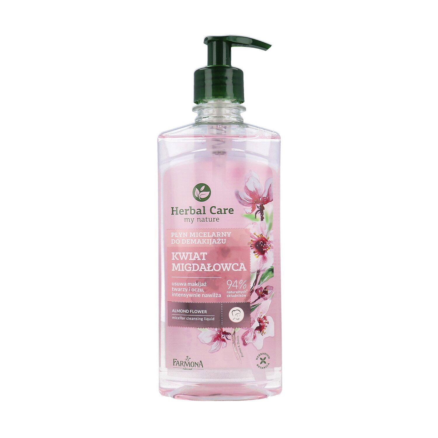 Мицеллярная вода Farmona Herbal Care для снятия макияжа Цветок миндаля 400 мл (5900117008096)