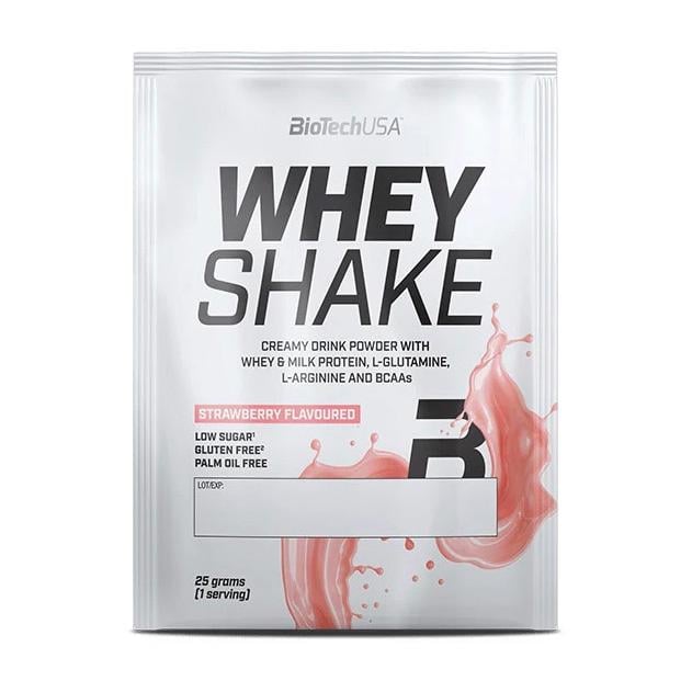 Протеїн сироватковий BioTech Whey Shake 25 г Полуниця Протеїн сироватковий BioTech Whey Shake 25 г Полуниця