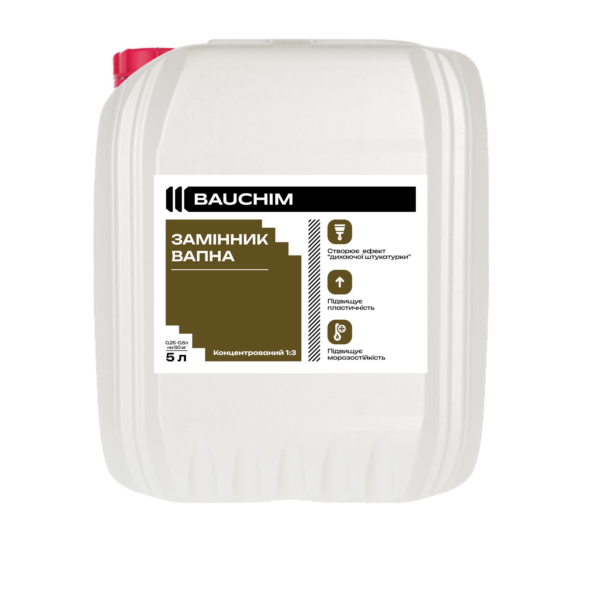 Пластификатор BAUCHIM Заменитель извести концентрат 5 л (201145050504)