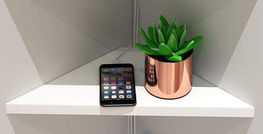 Полка настенная угловая из дерева Пунта 30 Зефир (УНП-300420)