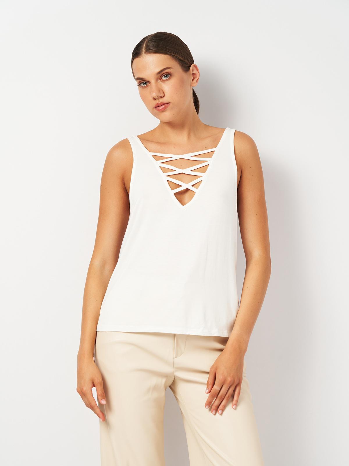 Майка женская S Кремовый (2001104ral)