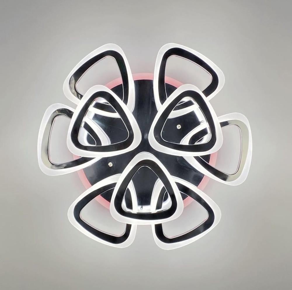 Люстра світлодіодна Led на 6/3 ріжки трикутної форми (A 2502/6+3 RGB CH)