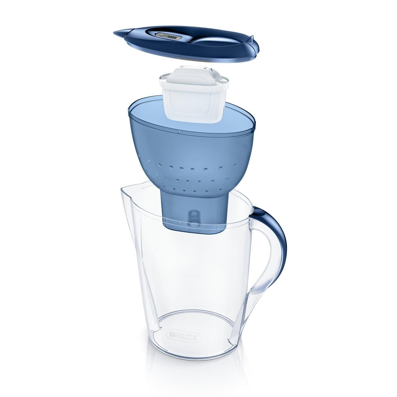 Фильтр для питьевой воды-кувшин BRITA 1052799 Marella Memo MXPro 2,4 л Синий - фото 2