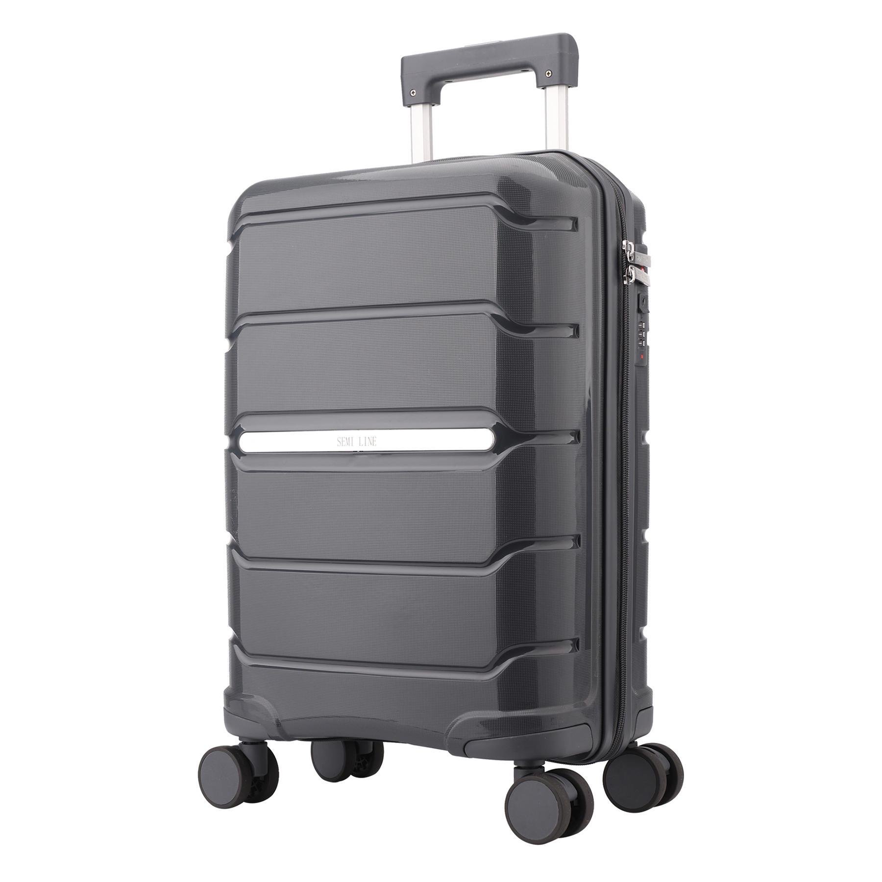 Чемодан SEMI LINE 20" S Graphite (T5835-1)