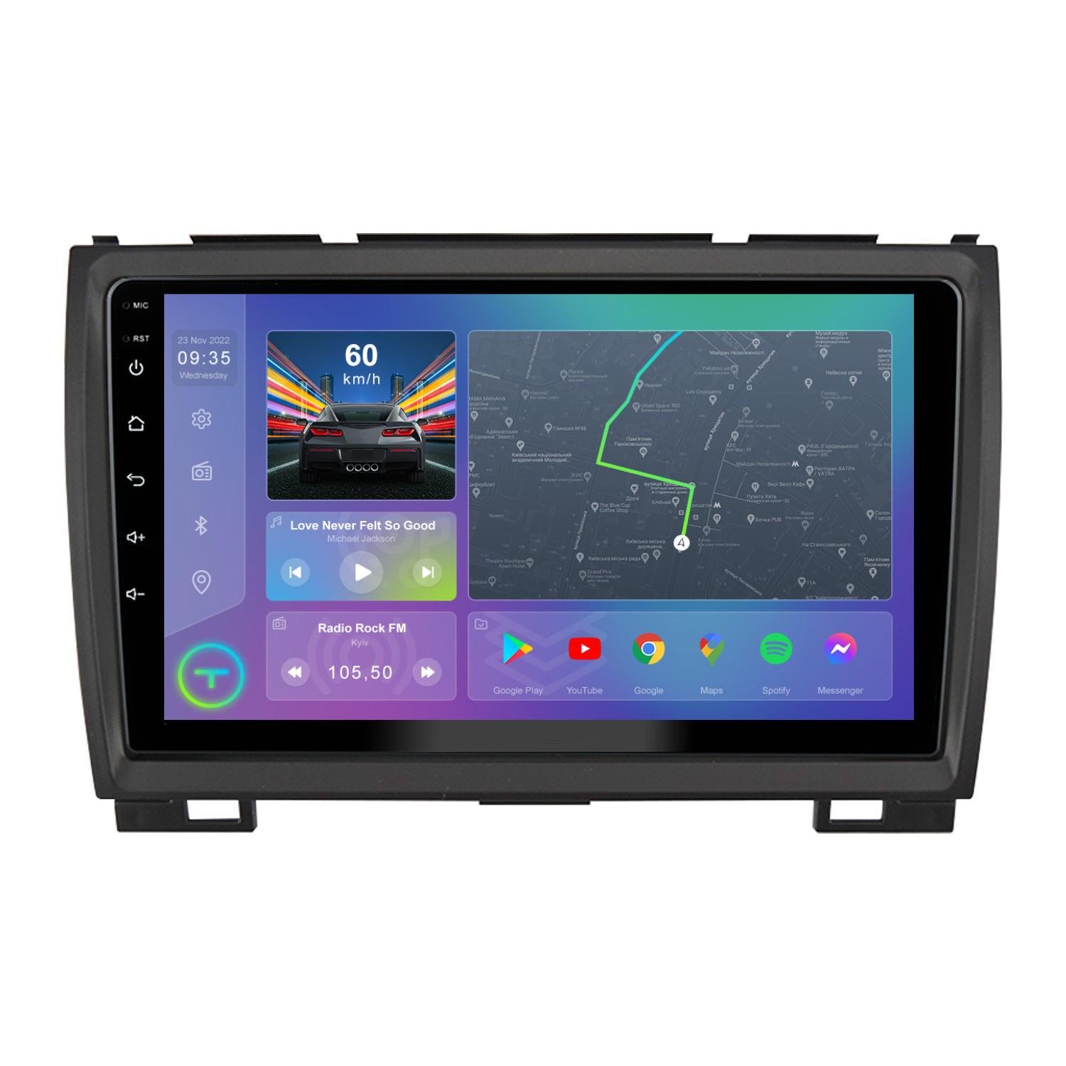 Автомагнітола штатна Phantom DVA-2K9 Pro Max Great Wall Hover Haval H3/H5 2011-2016 9" (PH-221158128)