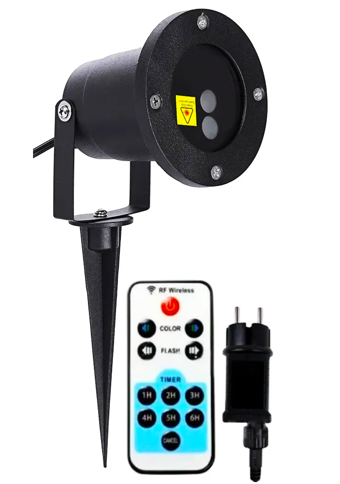 Проектор лазерный Star shower от сети с пультом (234577356)