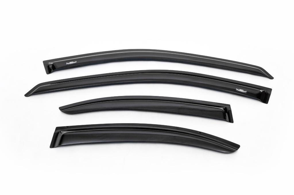 Ветровики SD HIC для Mercedes C-class W203 2000-2007 гг. поликарбонат Черный