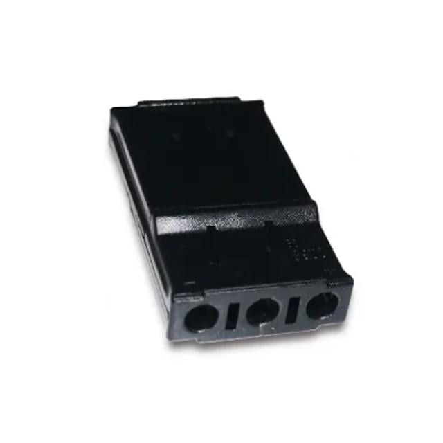 Клемма-коннектор проходная Tactix 0,34-1,6 мм2 6А 3х1-3х1 одинарная 30,8х18х6,8 мм Черный (2068-3PB)
