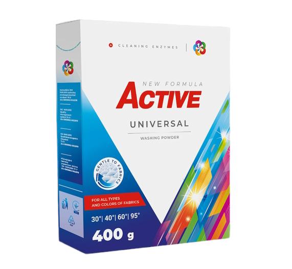 Стиральный порошок Active Universal универсальный 400 г (15606)