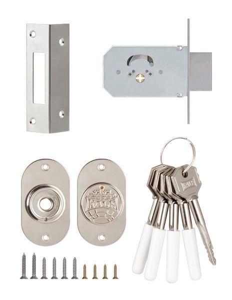 Замок дополнительный крестовой ключ KALE 156/F крестовой ключ 5 шт. (156F/5)