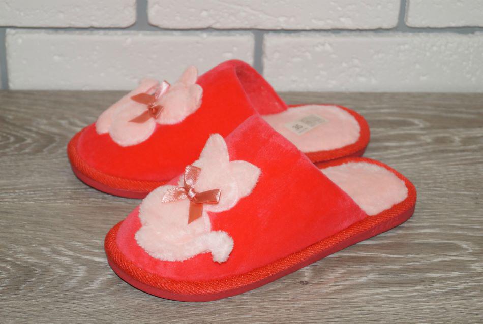 Тапочки комнатные Elmob 30/31 р. 20 см Коралловый (30142-3031) - фото 4