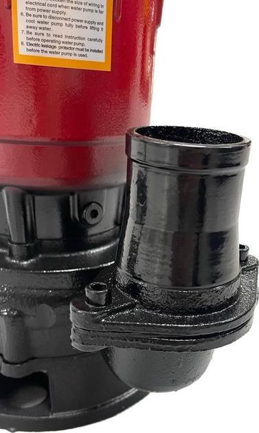 Насос дренажно-фекальный с измельчителем Wisla QDA 1 1,1 kW A со шлангом 50 м (30411582) - фото 5 Насос дренажно-фекальный с измельчителем Wisla QDA 1 1,1 kW A со шлангом 50 м (30411582) - фото 5