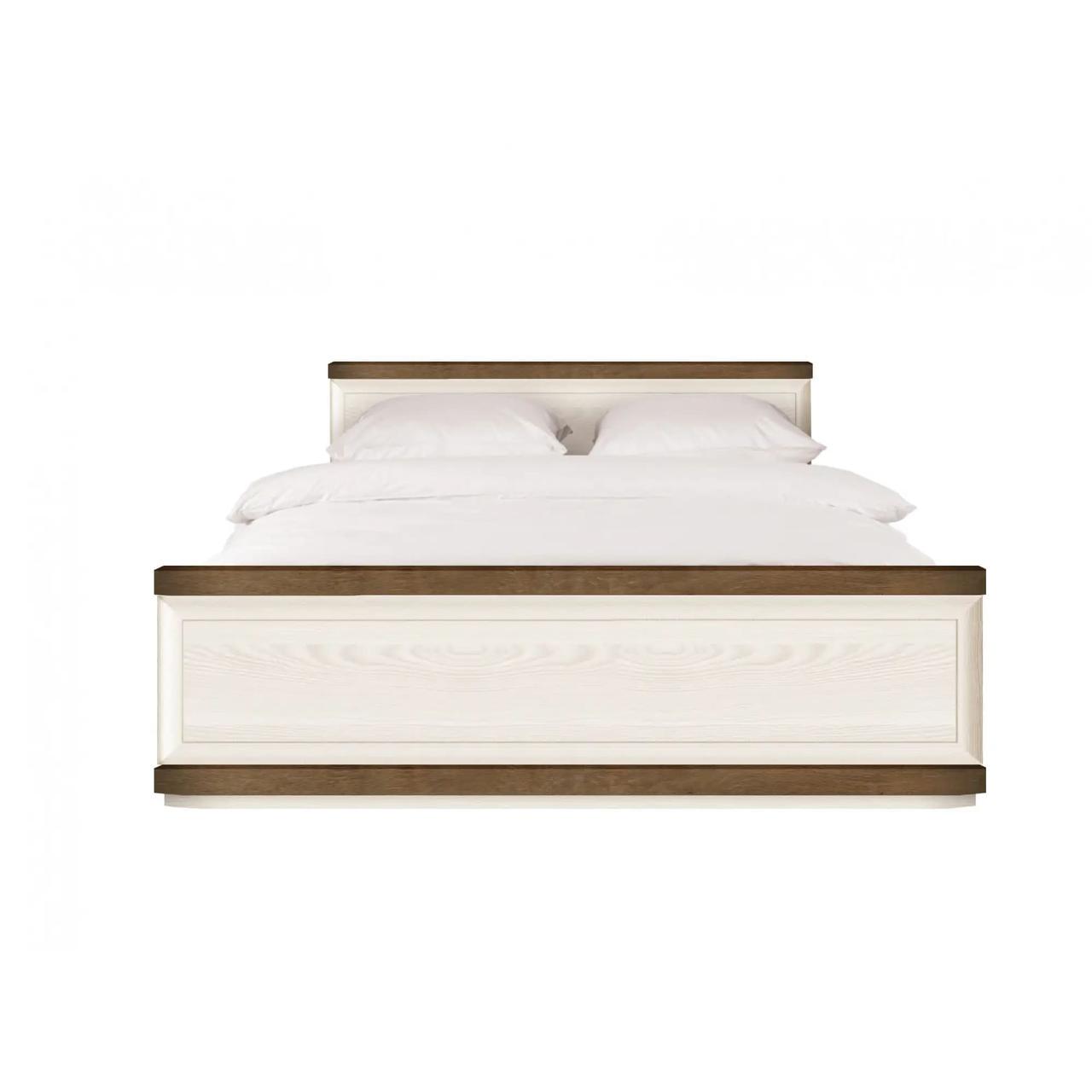 Кровать двуспальная ВМК Орегон LOZ/160 без основания 160x200 см Сосна аризонская/Дуб больцано (GRB-1558)