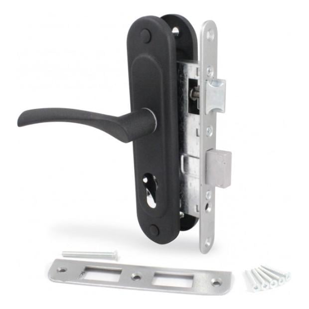 Замок врезной Арико ЗВ4-У Черный (1705117741)