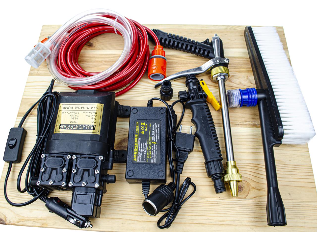 Автомойка портативная высокого давления AutoExpert CW-103 от прикуривателя 12В или 220В сети 9 л/мин 0,85 МПа (1697181149) - фото 2 Автомойка портативная высокого давления AutoExpert CW-103 от прикуривателя 12В или 220В сети 9 л/мин 0,85 МПа (1697181149) - фото 2