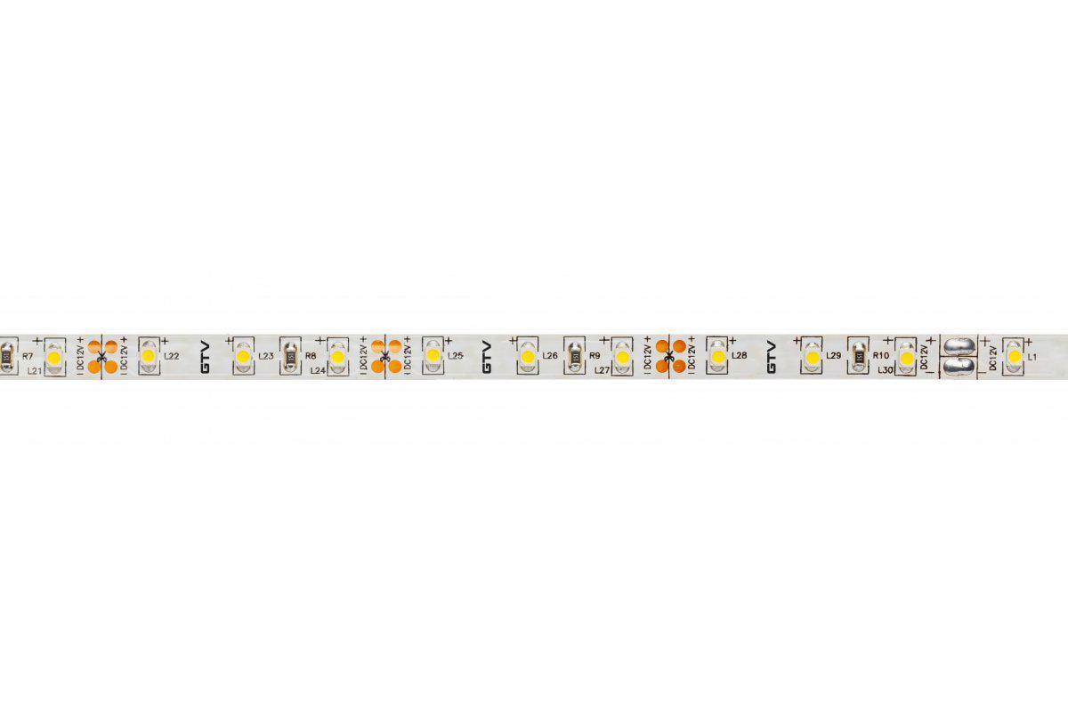 Светодиодная лента GTV Flash 3528 300LED 24W IP20 8 мм 50 м Белый нейтральный (27768549)