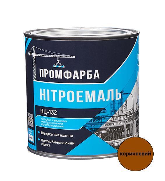 Нитроэмаль НЦ-132 ПРОМФАРБА 2,0 кг 2,1 л Коричневый (3014417561)
