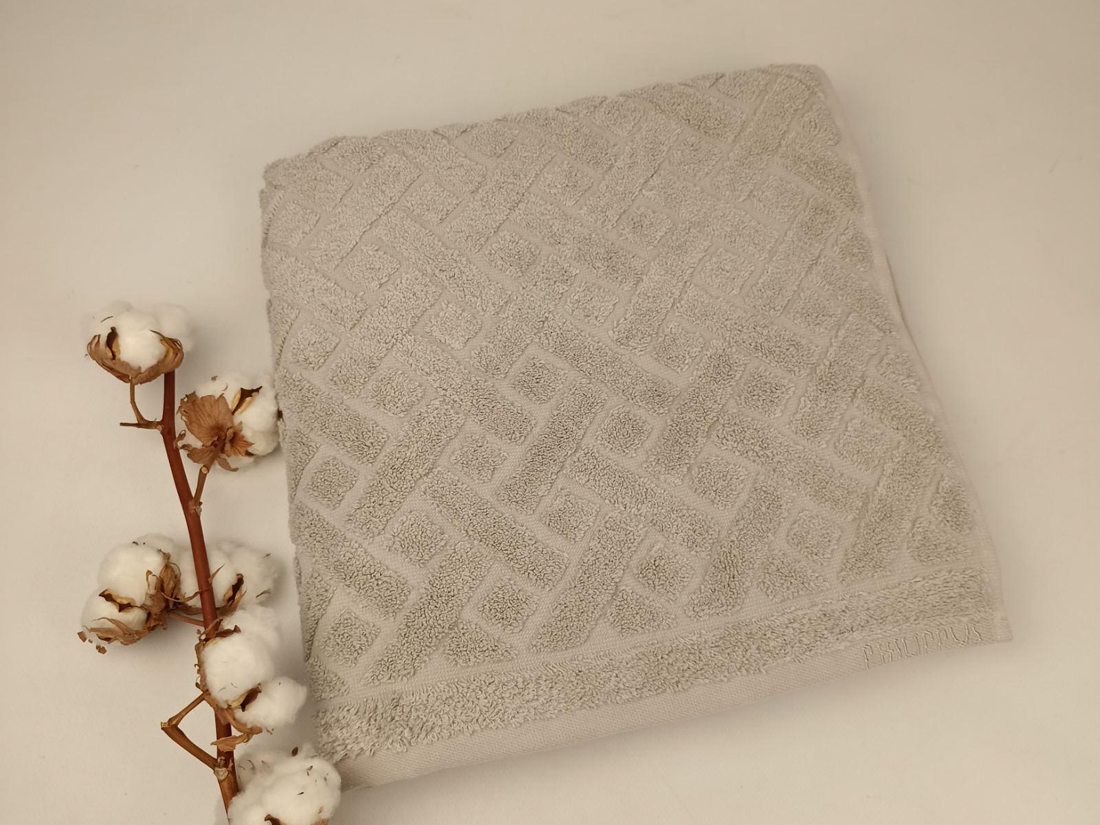 Полотенце Philippus Santa Cross Cotton 70х140 см Светло-серый (A457)