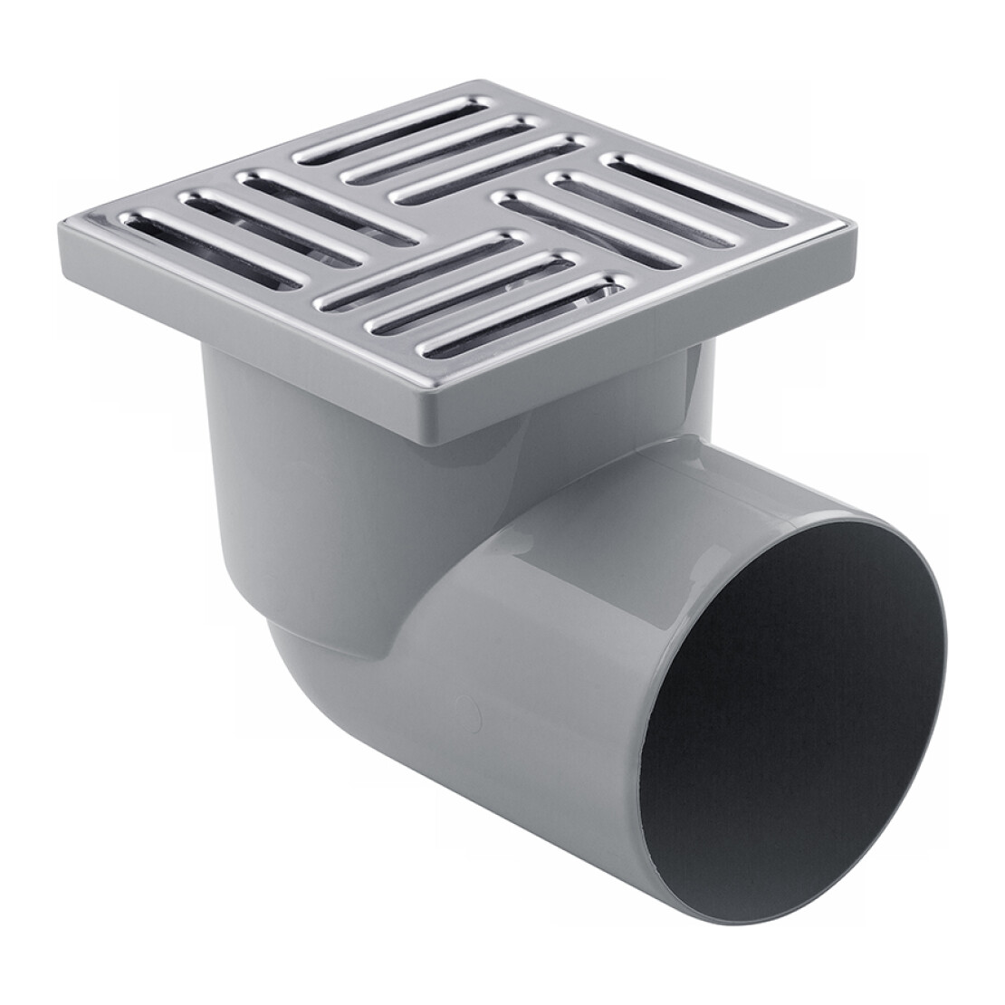 Трап с горизонтальным выходом ANIplast 110 мм с решеткой 15х15 см TА1112EU (CV009900)