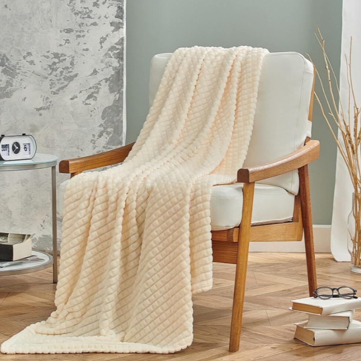 Плед Colorful Home Крокодил двуспальный 180х200 см Бежевый (37396)