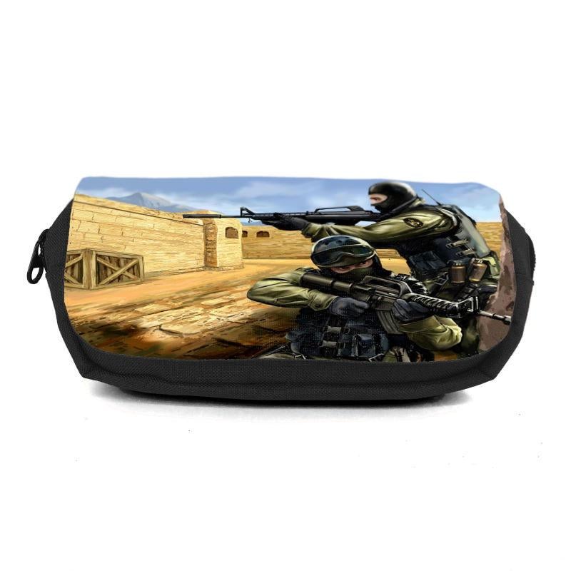 Пенал школьный Контр Страйк CSGO-009 Черный (1442383472)