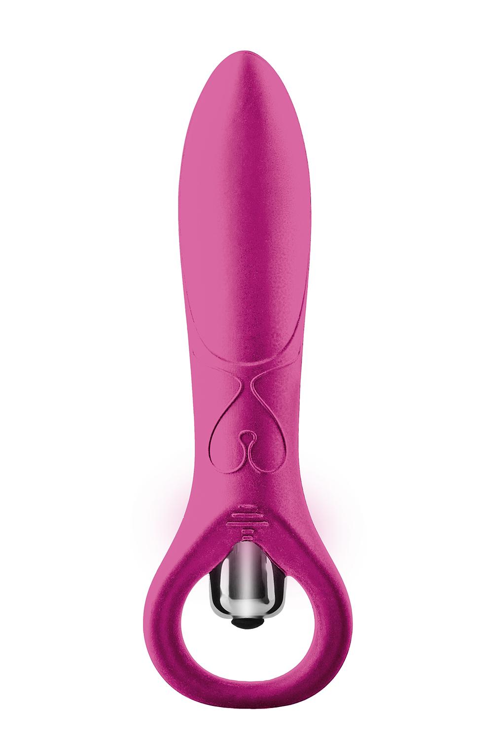 Мини-вибратор для точки G Dream Toys Flirts 10 15,5х2,9 см Розовый (DT21890)