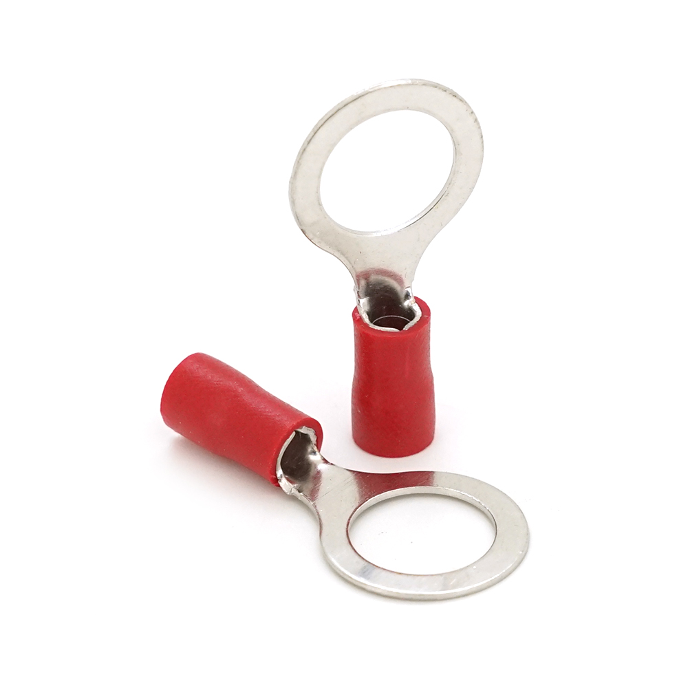 Клемма VOLTRONIC тип RV5,5-12 латунная изолированная 4,0-6,0 мм 48А 100 шт. (10993)