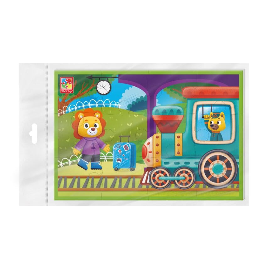 Пазли м'які Vladi Toys А5 Поїзд (VT1103-89)
