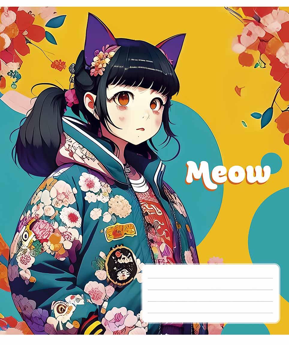 Тетрадь общая STAR Meow в линию 48 л. 5 шт. 3302 (4820006472177) - фото 2