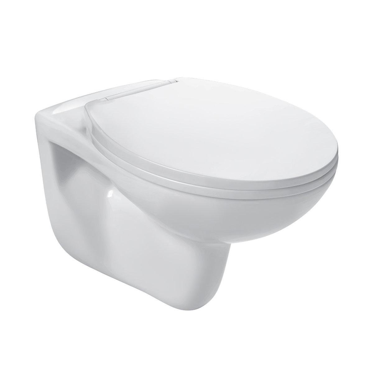 Унитаз подвесной Perla ZEUS с сидением Белый (PUD-PST77701)