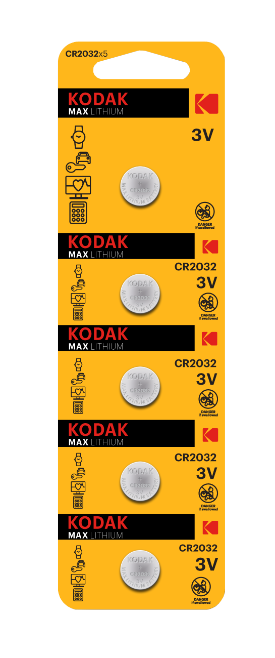 Батарейка Kodak CR2032 Lithium 3v 5 шт. (35320904)