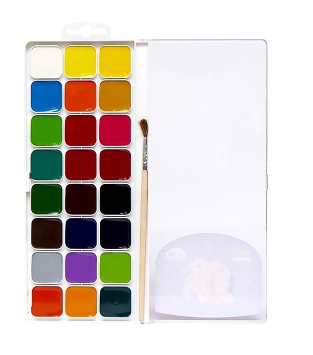 Акварельные краски медовые 24 цв. (400105 4820219213031)