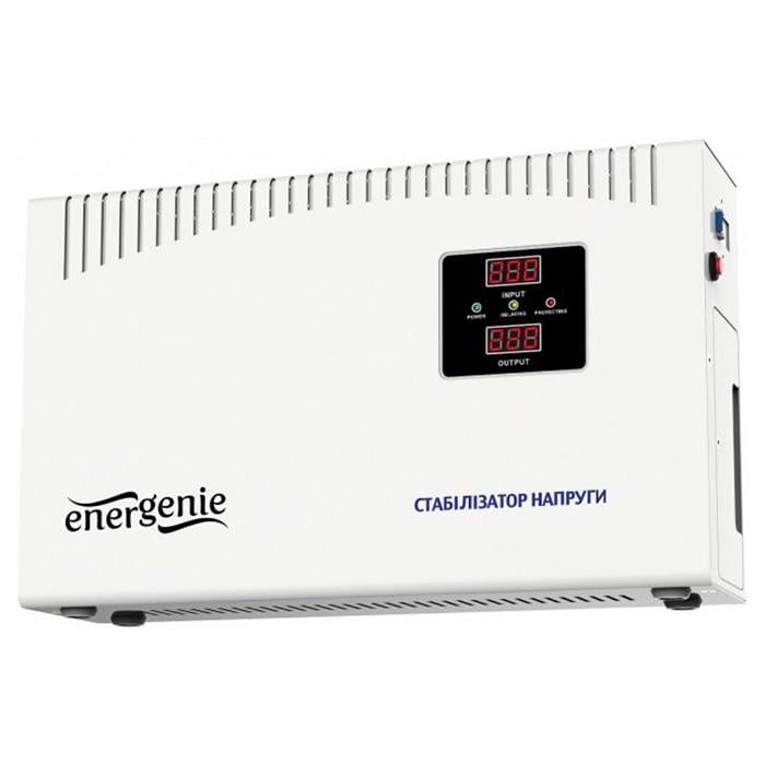 Стабілізатор напруги EnerGenie EG-AVR-DW5000-01 5000VA Relay White (24869058)