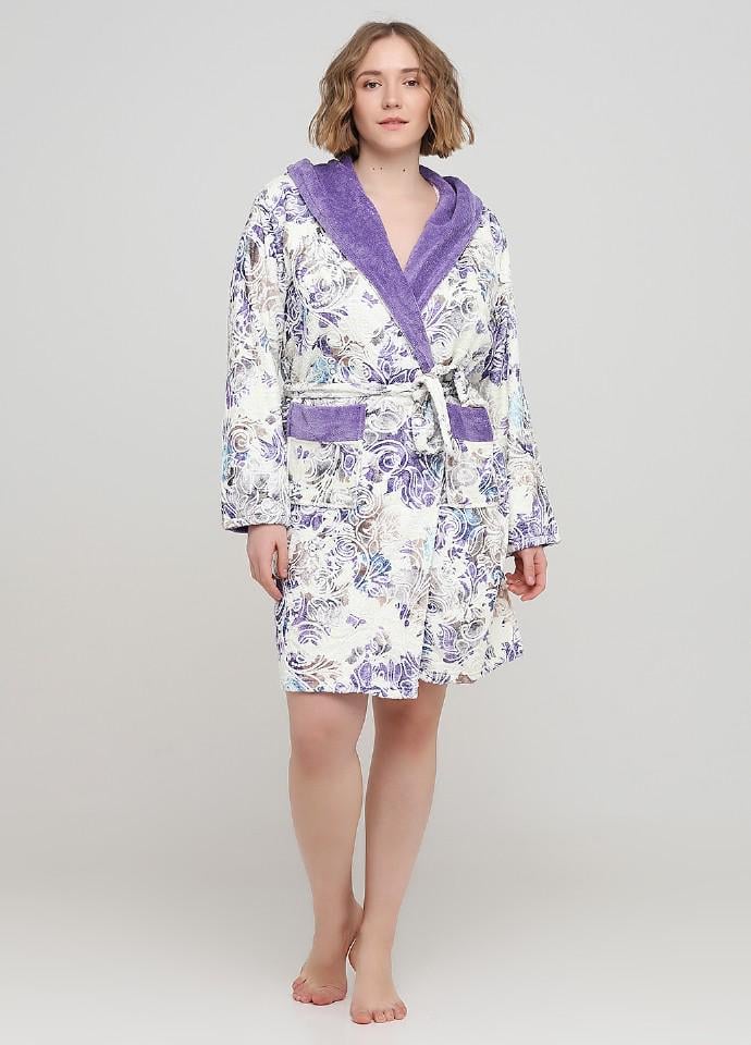 Халат Wild Love M Разноцветный/Сиреневый (997) Халат Wild Love M Разноцветный/Сиреневый (997)