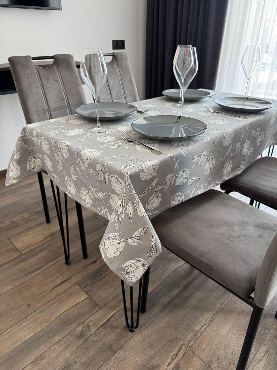 Скатертина водовідштовхувальна тефлонова прямокутна 100x170 см (30021-p1) - фото 5 Скатертина водовідштовхувальна тефлонова прямокутна 100x170 см (30021-p1) - фото 5